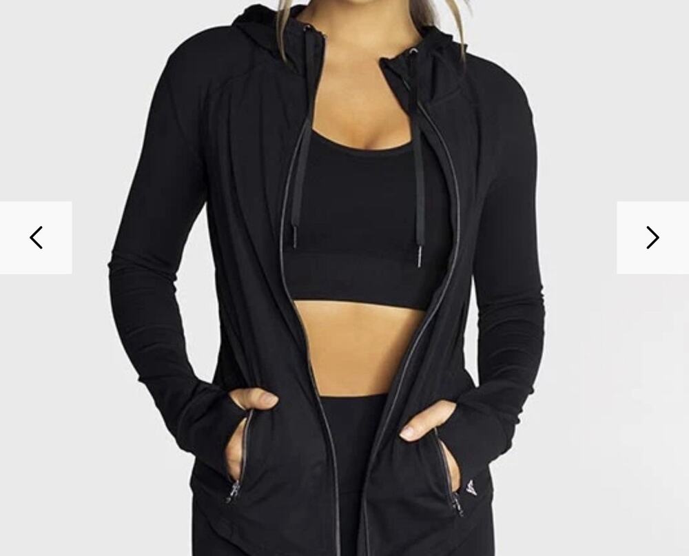 VSHRED BLACK XL Weightless Jacket Hooded Zip Up NWT W/pockets